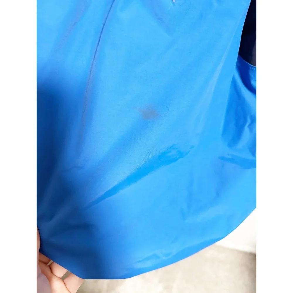 The North Face HyVent Jacket Full Zip Hooded Waterproof Outdoor XL Blue Gray